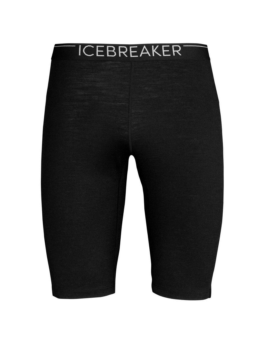 Icebreaker Merino 200 Oasis Thermal Shorts Férfi Base Layers Fekete | HU 1379GSOL